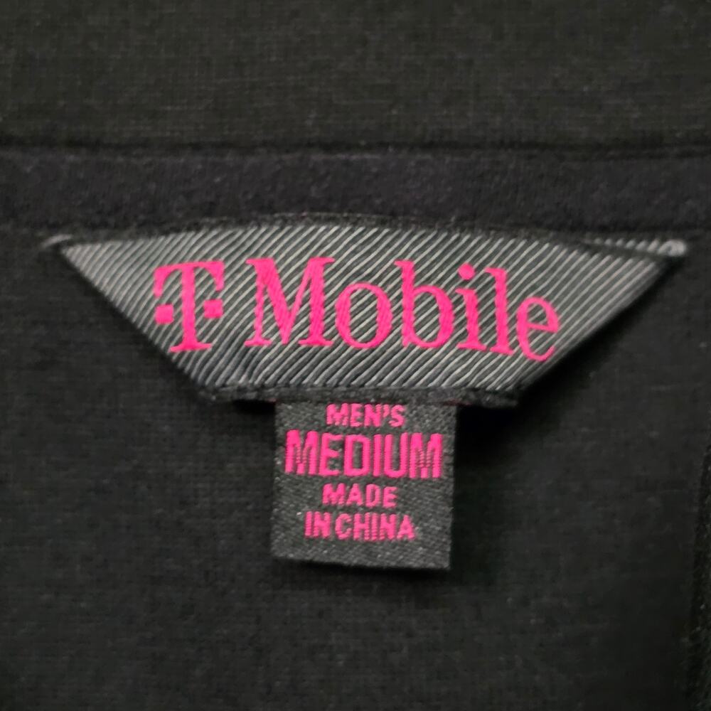 T-Mobile Jacket Men’s M Black Logo Full Zip Employee Tech - Picture 4 of 8